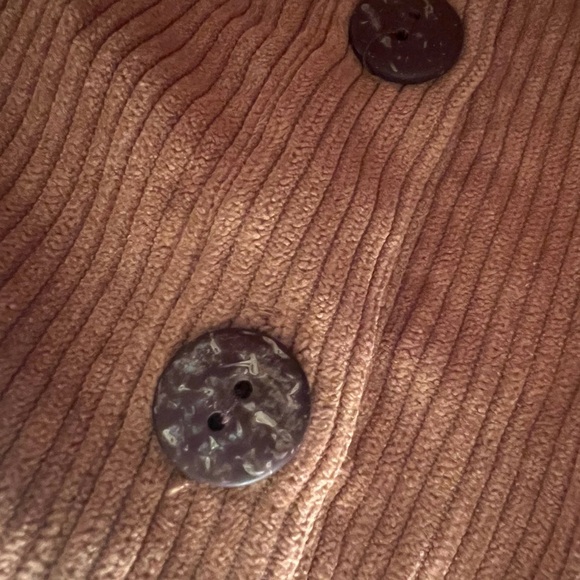 Brown Button-Down Women's Dress - Picture 5 of 6